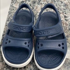 Crocs Kids' Crocband Ii Sandal, Navy/White